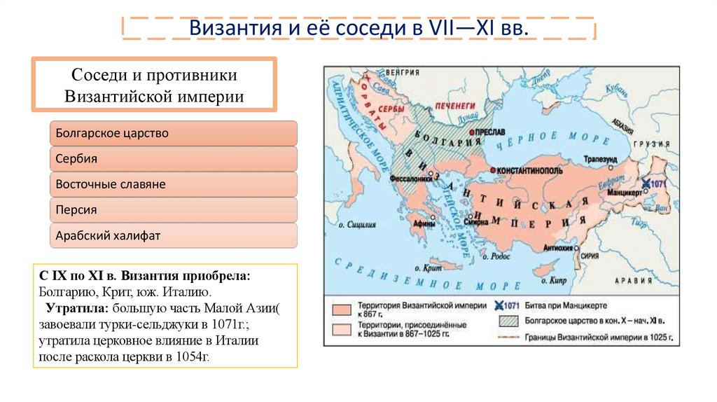 Византия и её соседи в VII—XI вв.