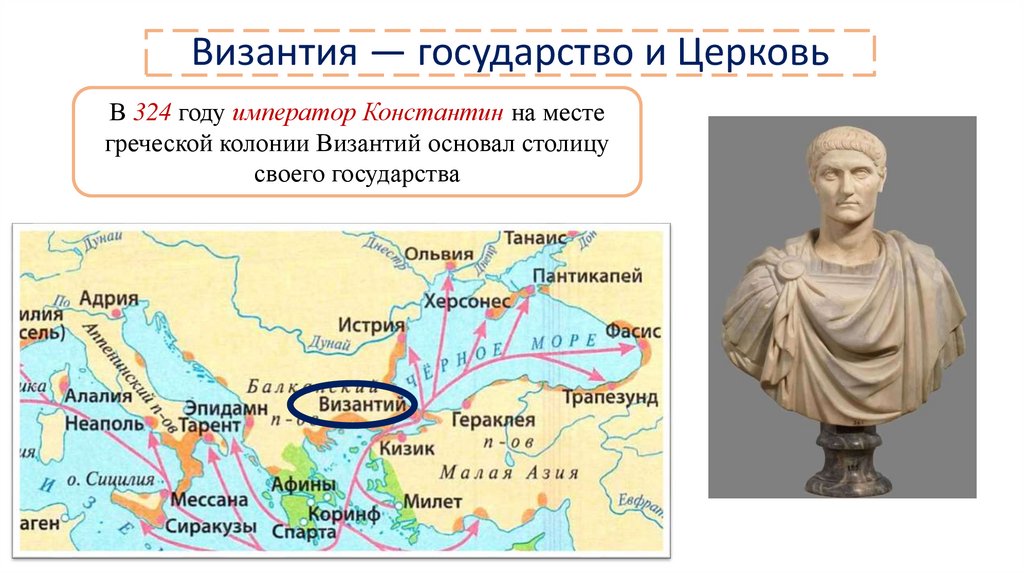 Византия — государство и Церковь