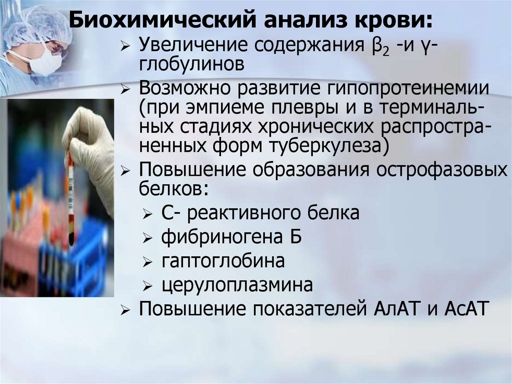 Биохимический анализ крови: