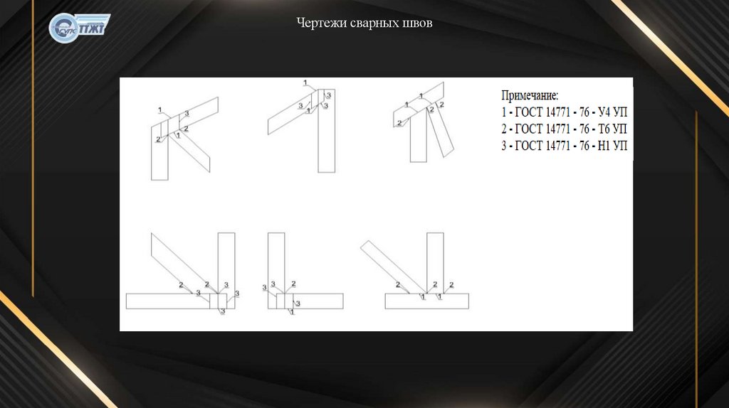 Чертежи сварных швов