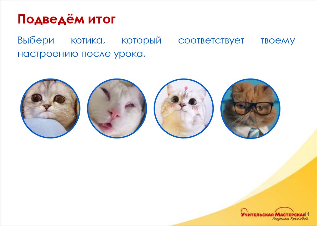 Подведём итог