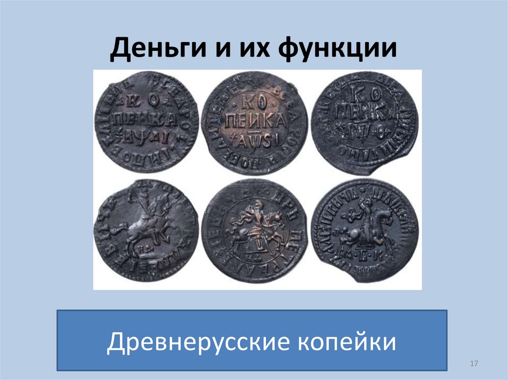 Деньги и их функции