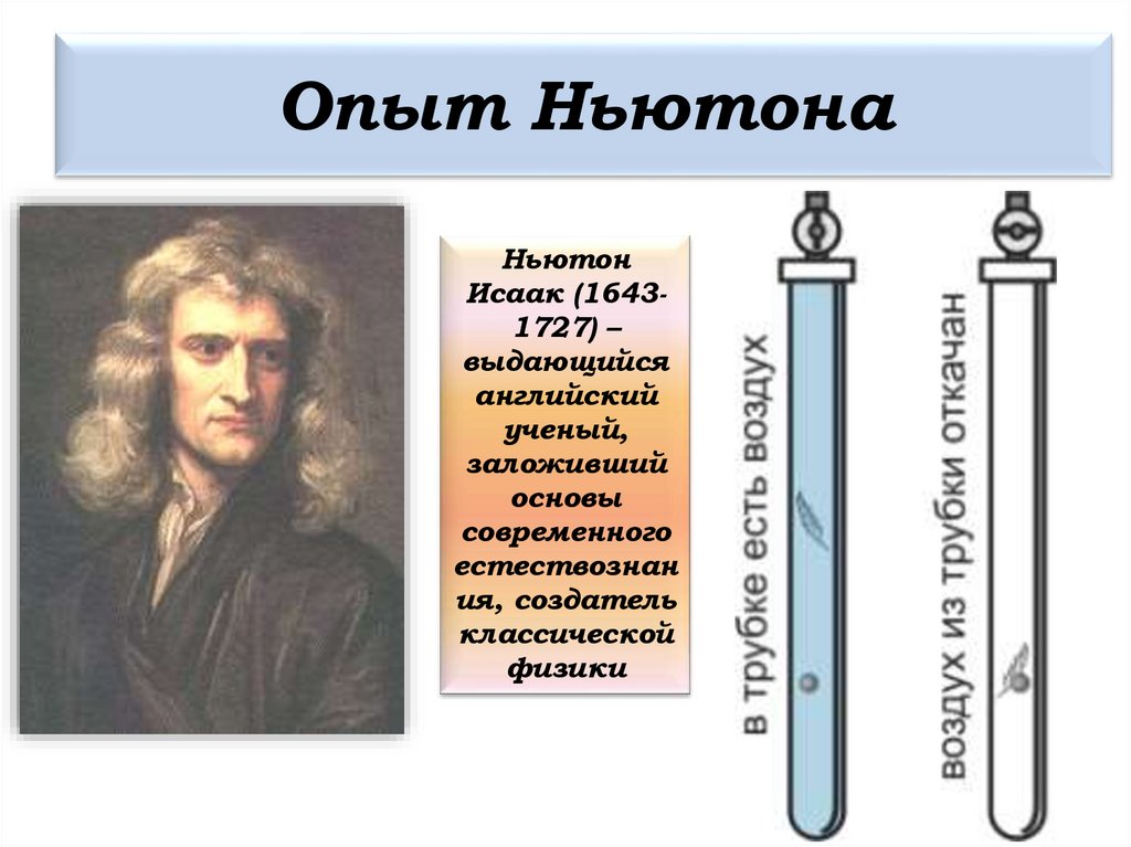 Опыт Ньютона