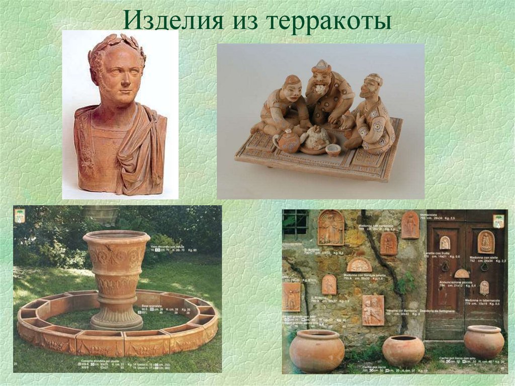 Изделия из терракоты