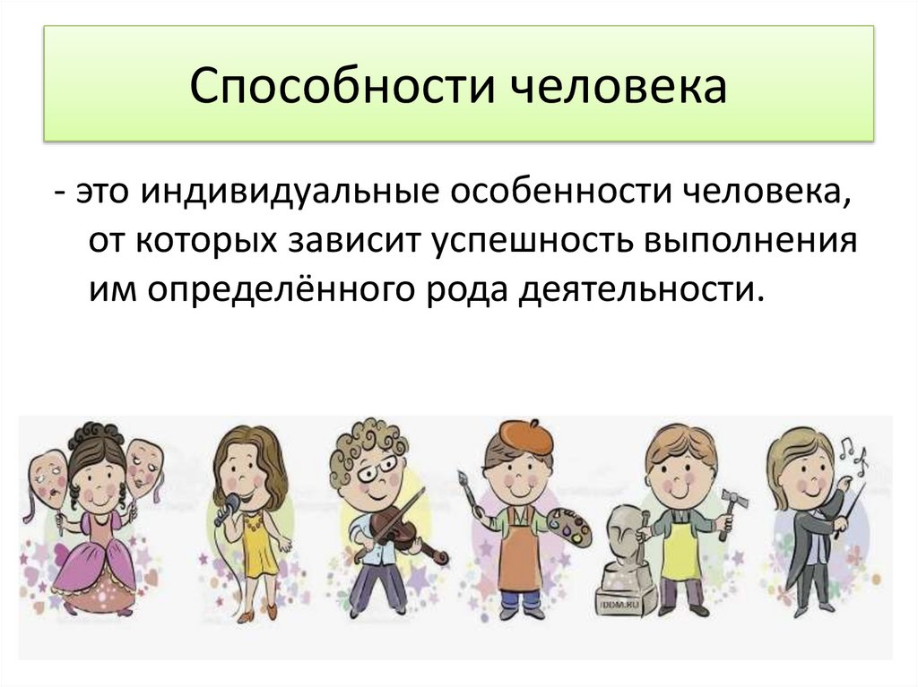 Способности человека