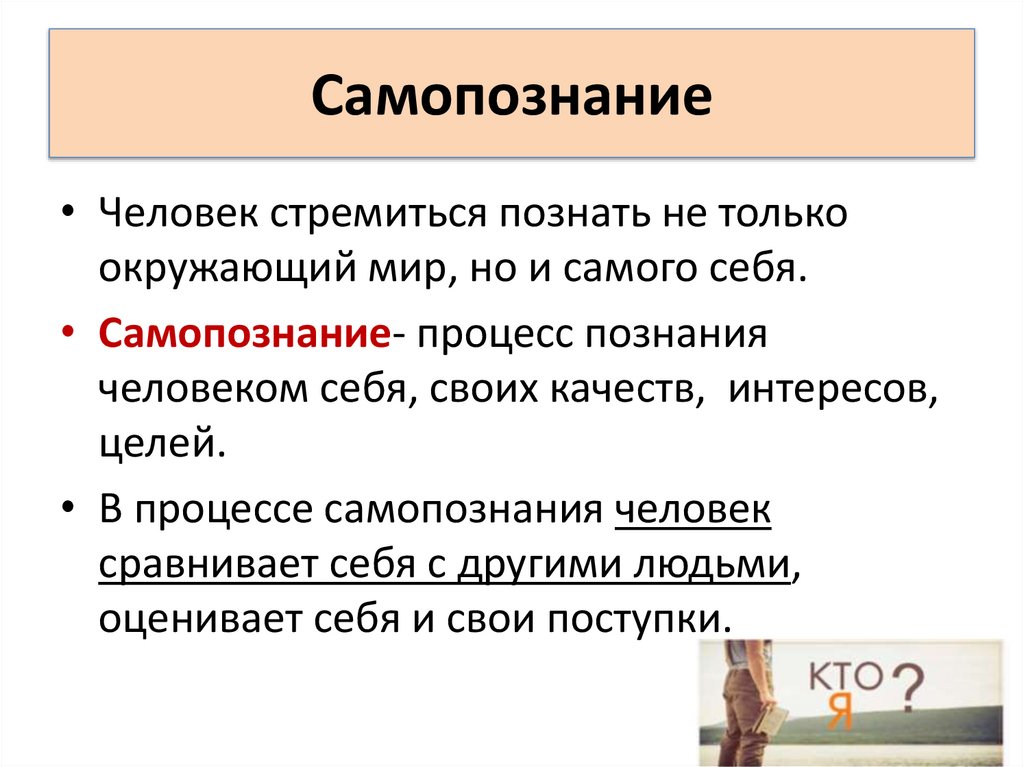 Самопознание