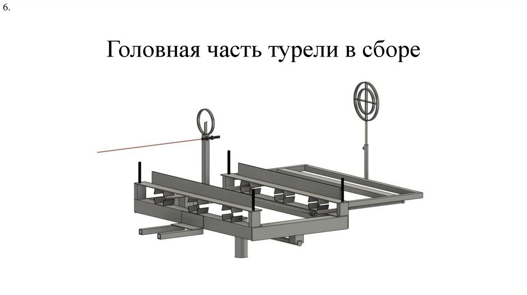 Головная часть турели в сборе