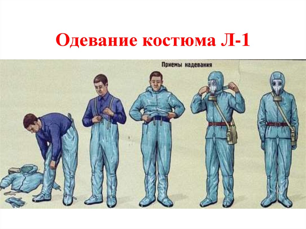 Одевание костюма Л-1