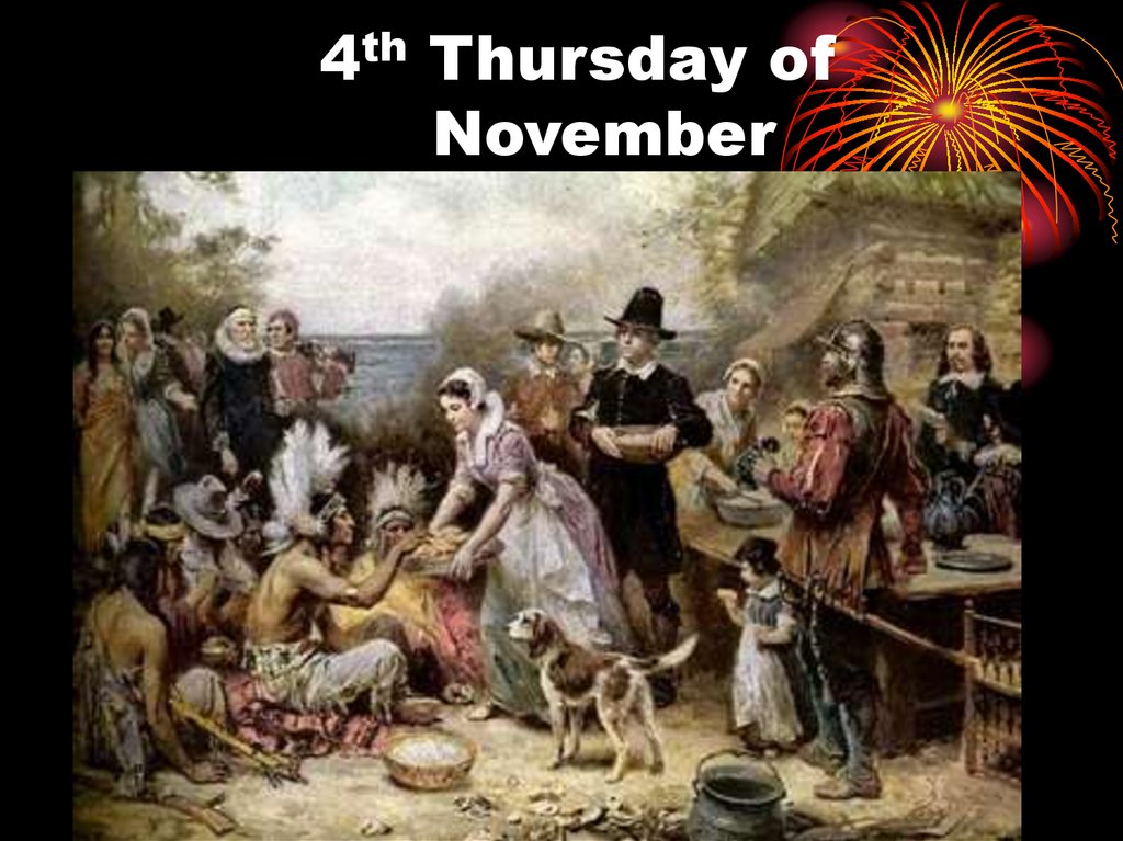 4th Thursday of November