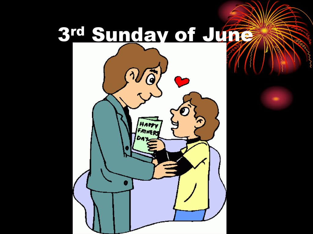 3rd Sunday of June