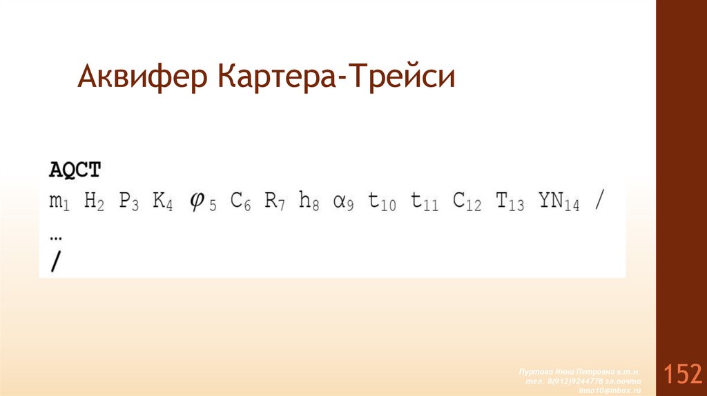 Аквифер Картера-Трейси