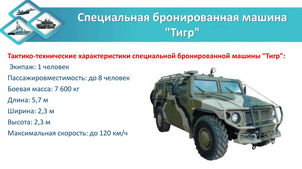 Специальная бронированная машина "Тигр"