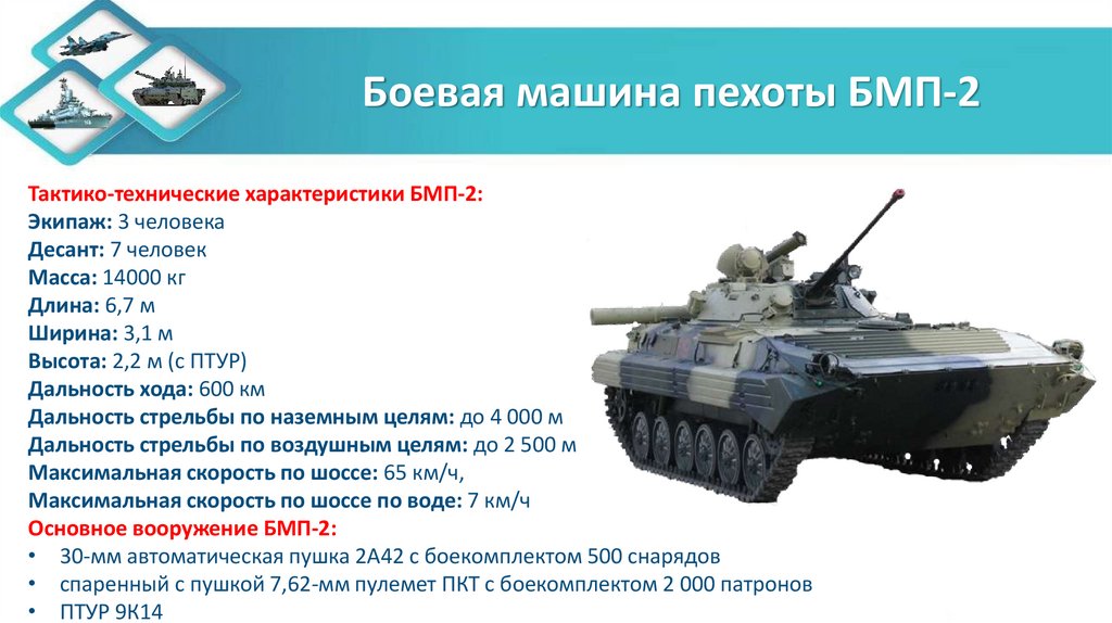 Боевая машина пехоты БМП-2