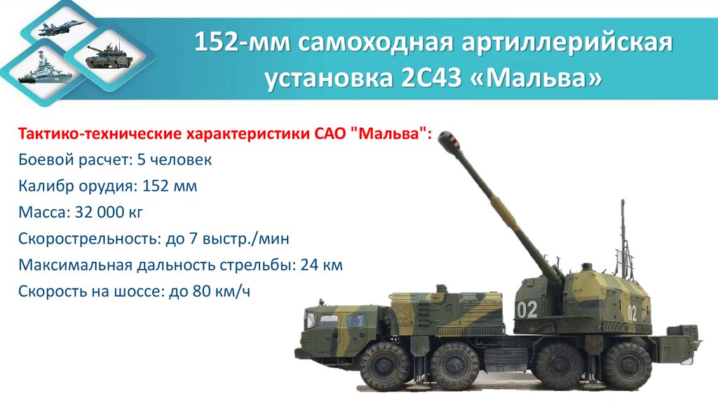 152-мм самоходная артиллерийская установка 2С43 «Мальва»