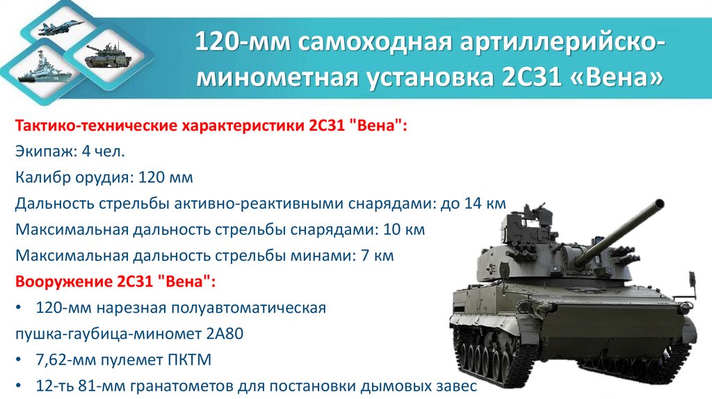 120-мм самоходная артиллерийско-минометная установка 2С31 «Вена»