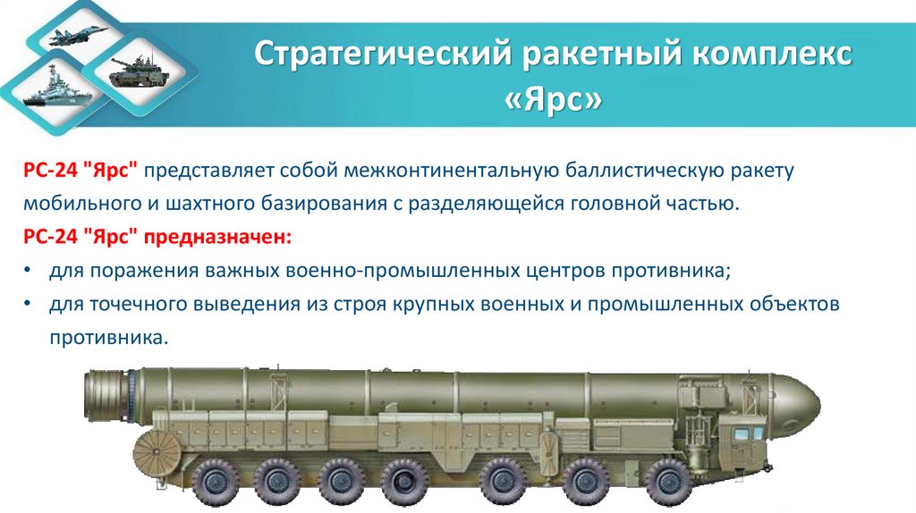 Стратегический ракетный комплекс «Ярс»