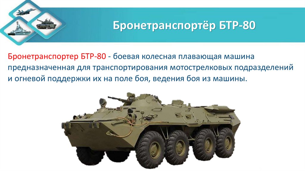 Бронетранспортёр БТР-80