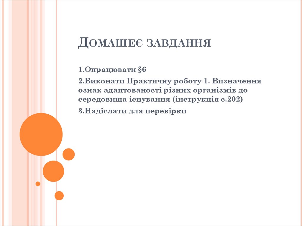 Домашеє завдання