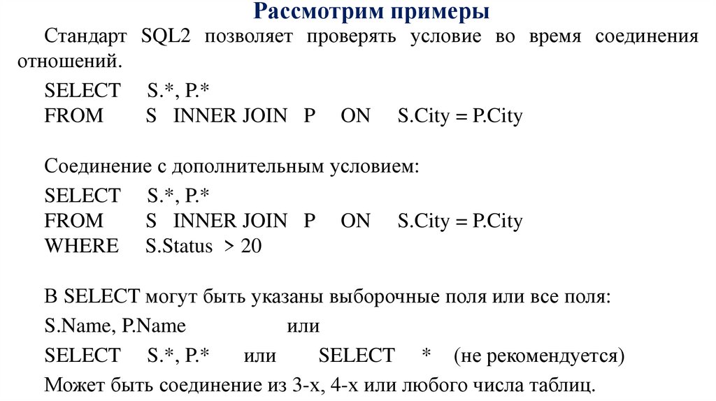 Рассмотрим примеры