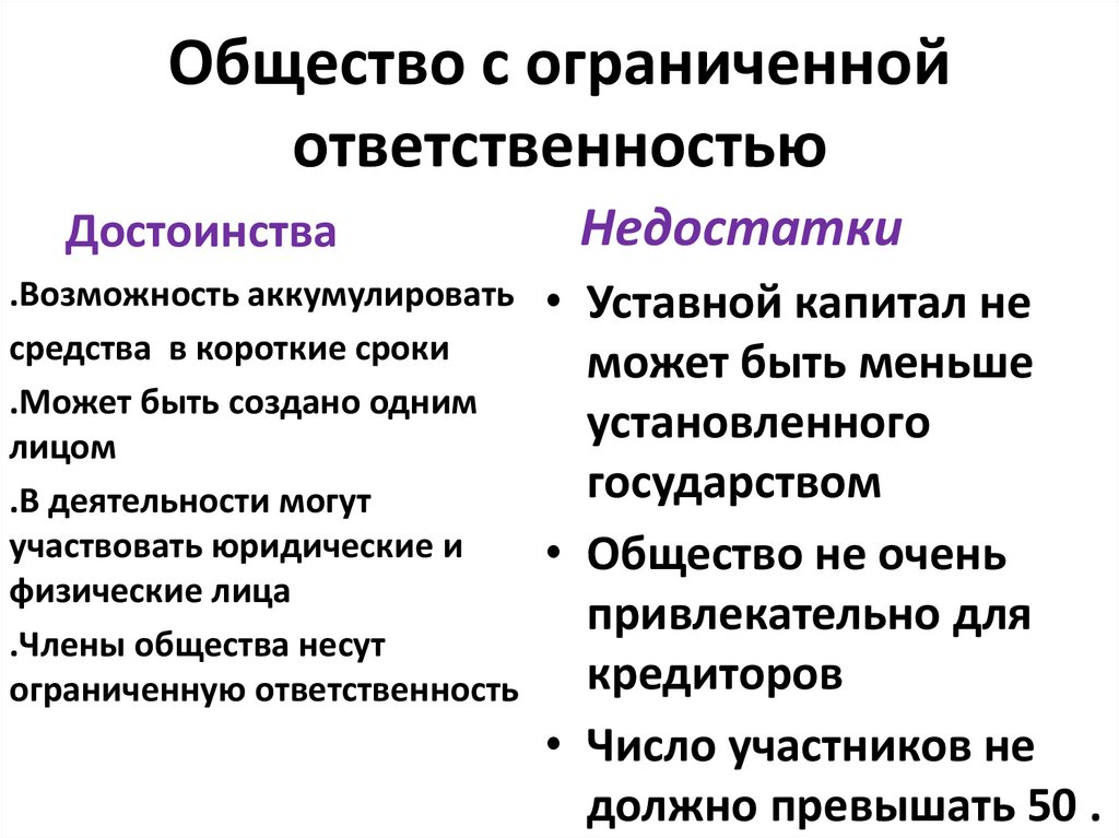 Общество с ограниченной ответственностью