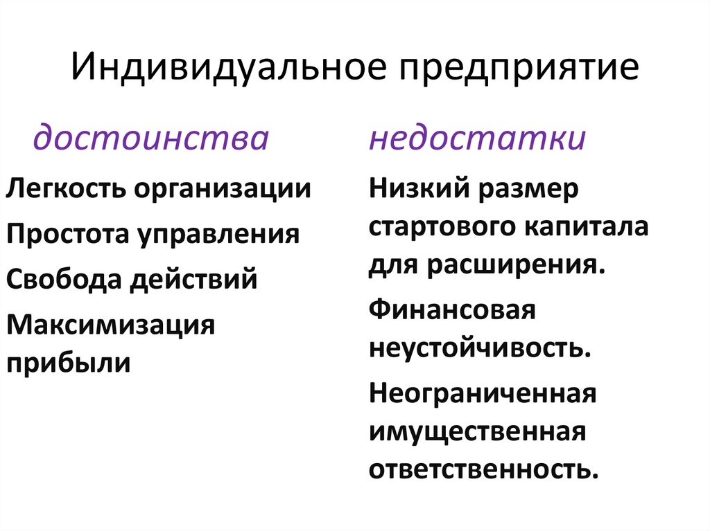 Индивидуальное предприятие