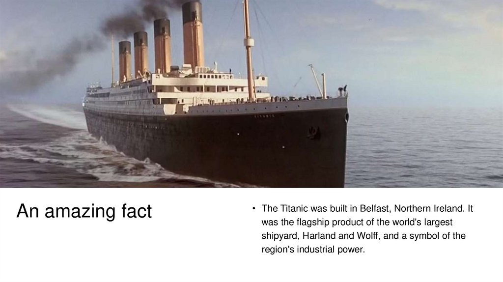 An amazing fact