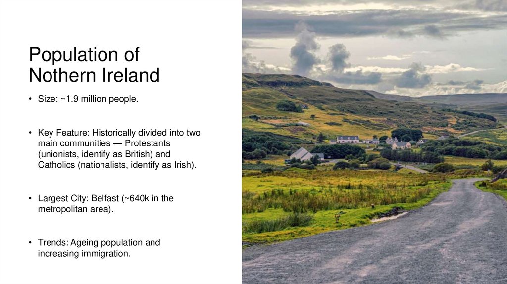 Population of Nothern Ireland