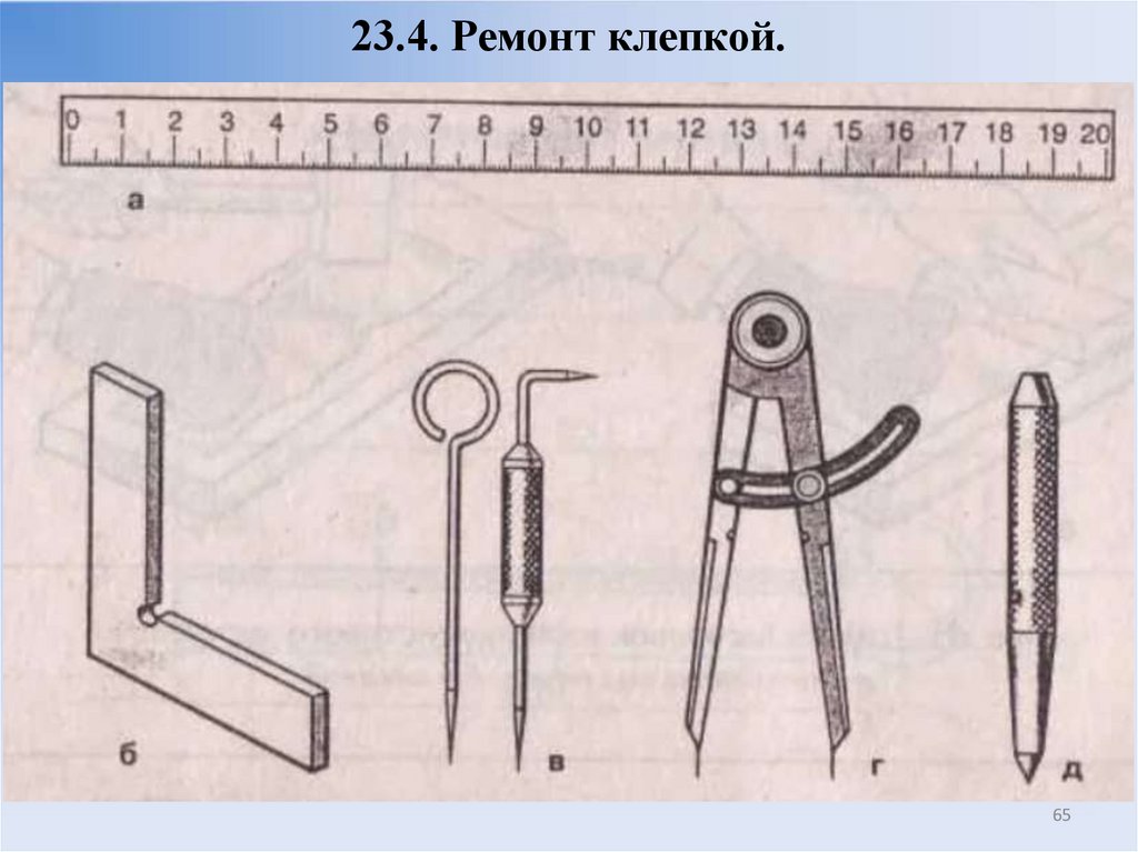 23.4. Ремонт клепкой.