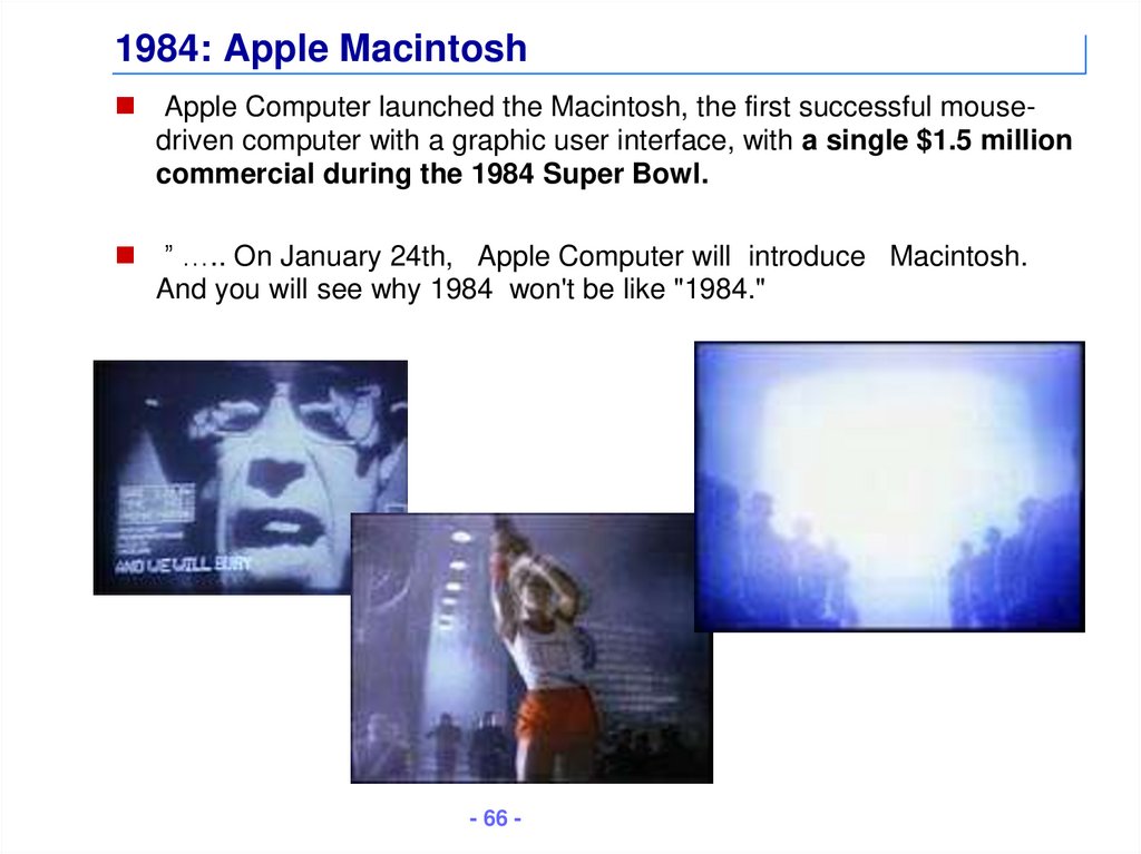1984: Apple Macintosh