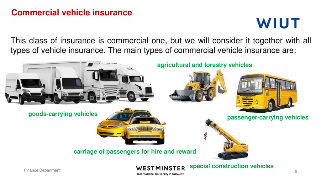 Commercial vehicle insurance