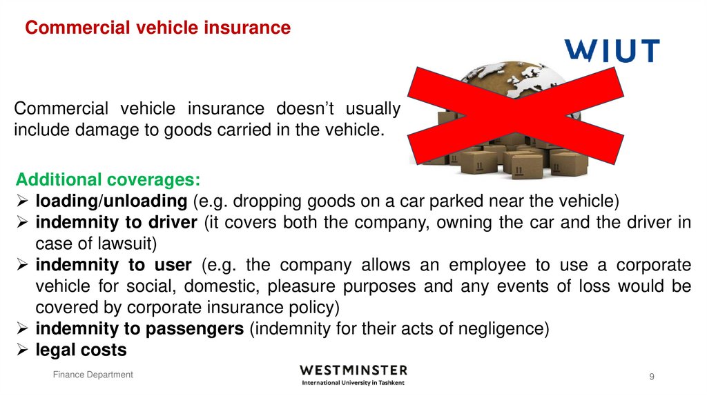 Commercial vehicle insurance