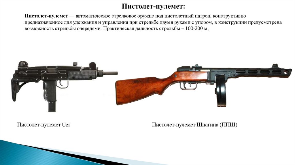 Пистолет-пулемет: