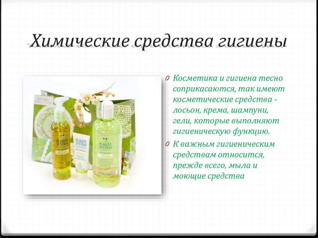 Химические средства гигиены