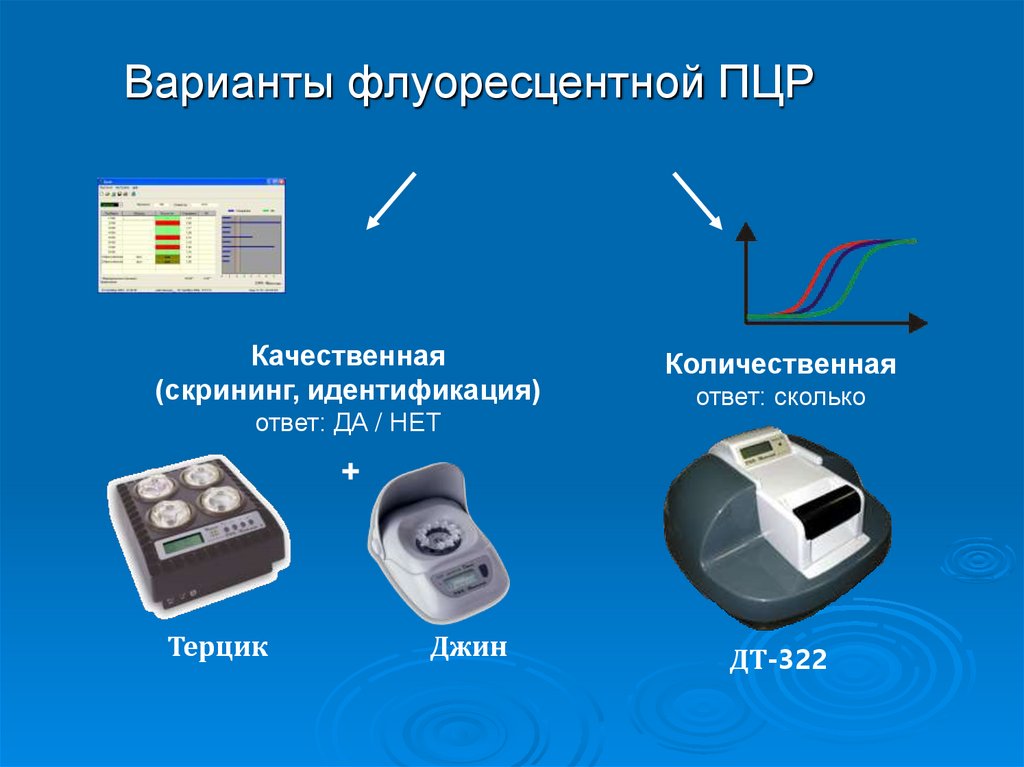 Варианты флуоресцентной ПЦР