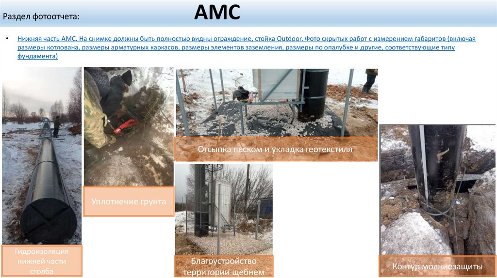 Раздел фотоотчета: АМС