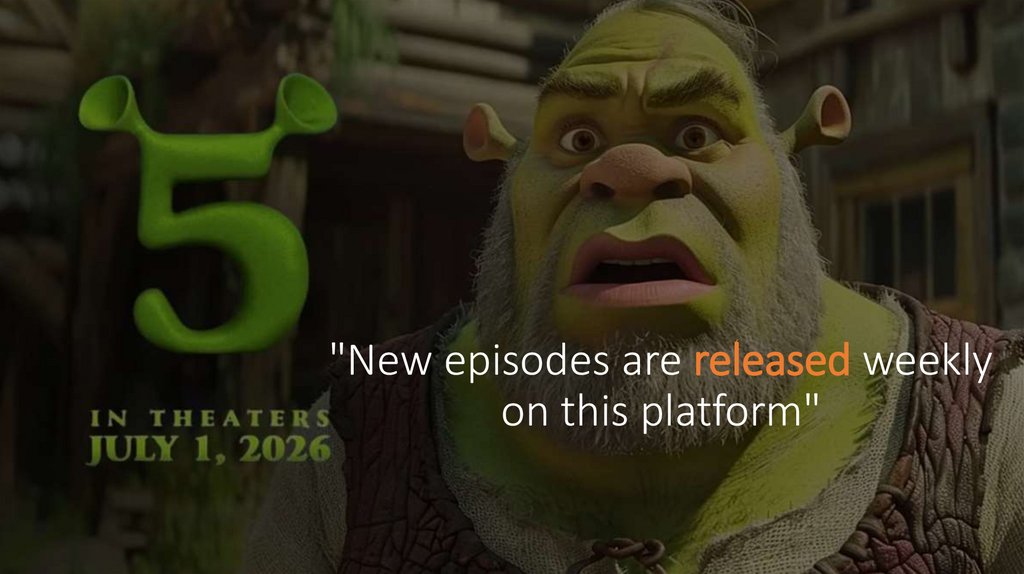 "New episodes are released weekly on this platform"