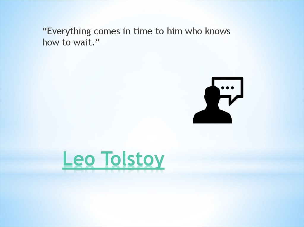 Leo Tolstoy