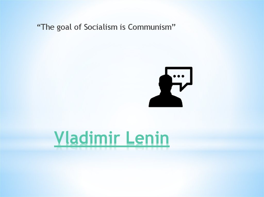 Vladimir Lenin