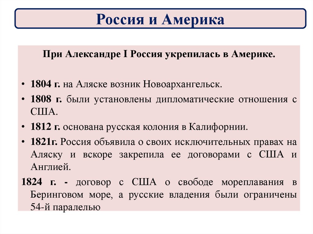 Россия и Америка