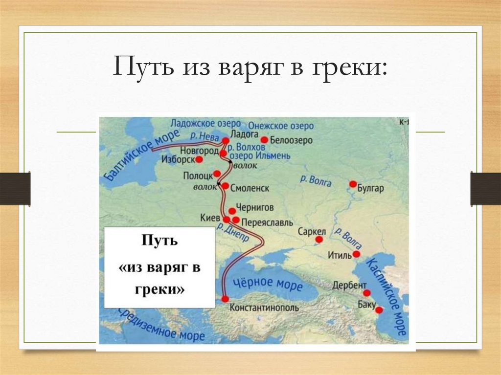 Путь из варяг в греки:
