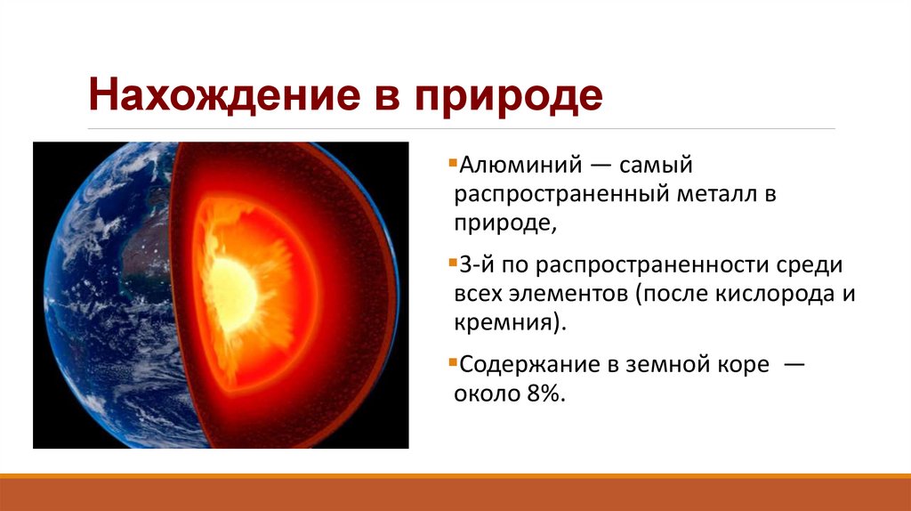 Нахождение в природе