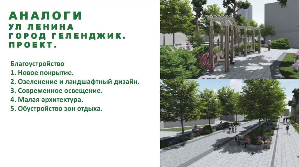 Аналоги Ул Ленина город Геленджик. Проект.