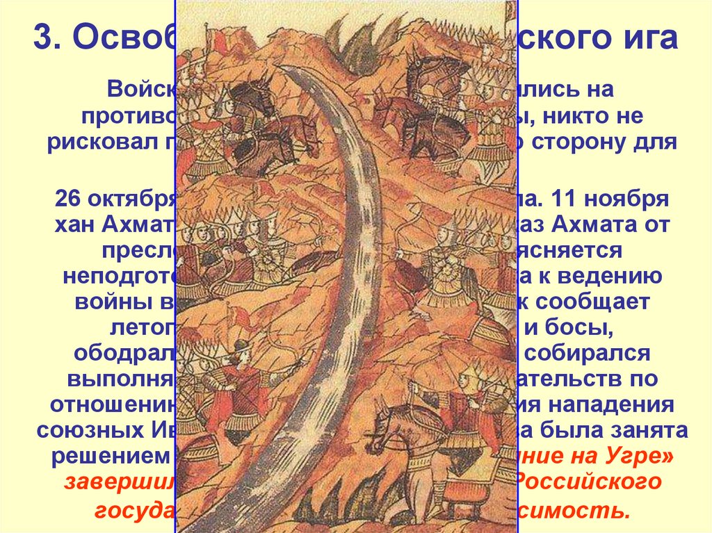 3. Освобождение от ордынского ига