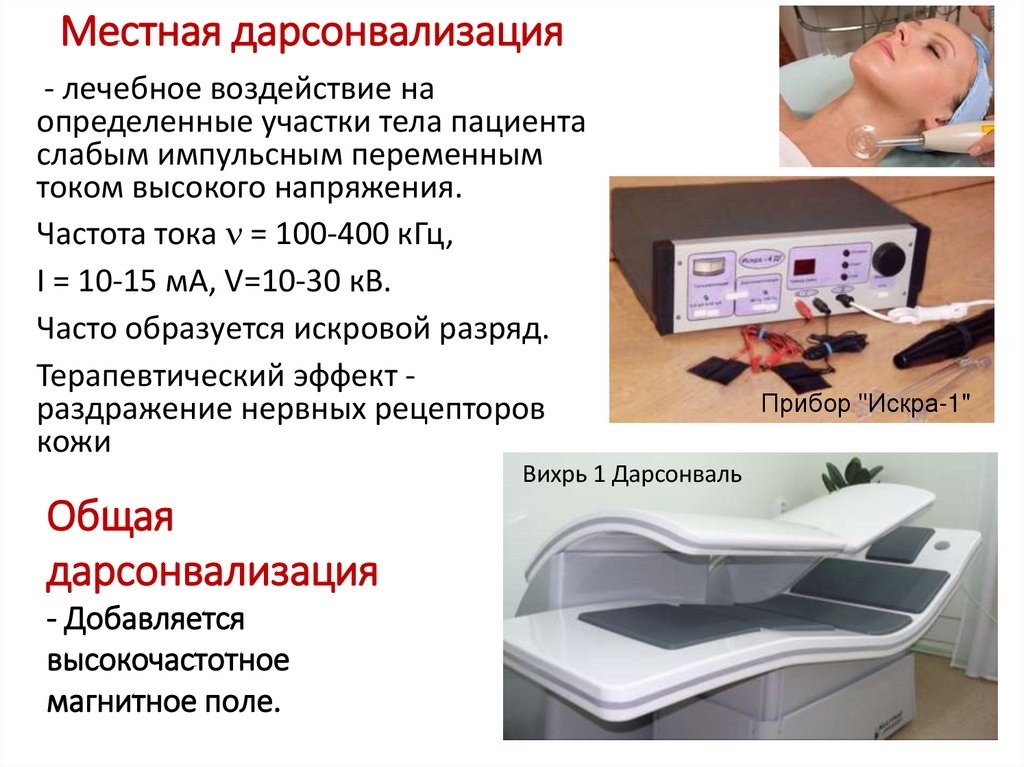 Местная дарсонвализация