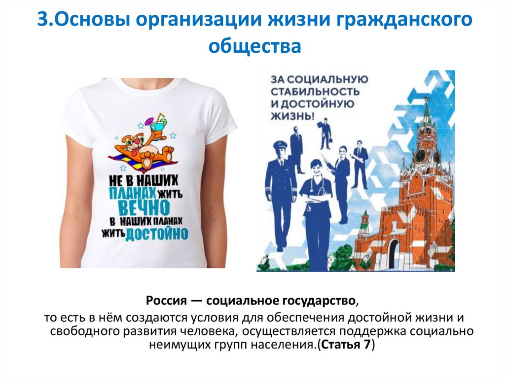 3.Основы организации жизни гражданского общества