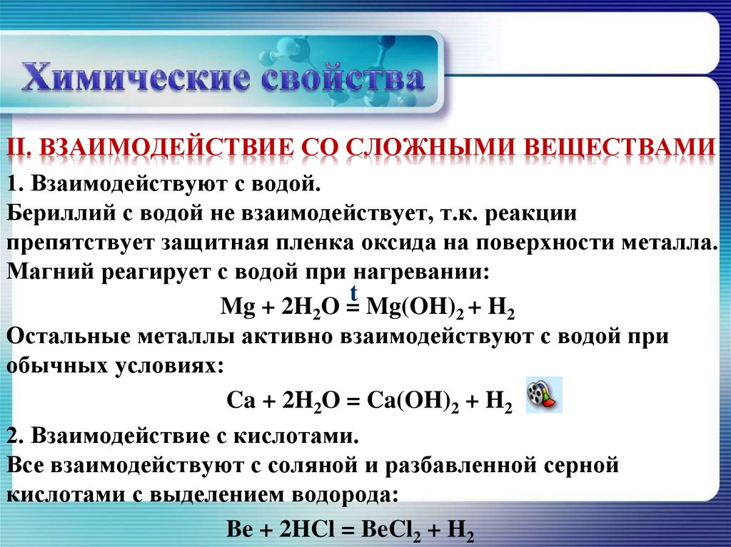 Химические свойства