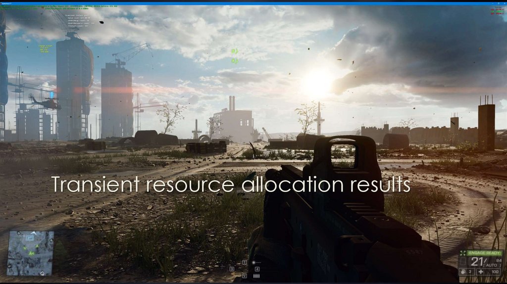 Transient resource allocation results