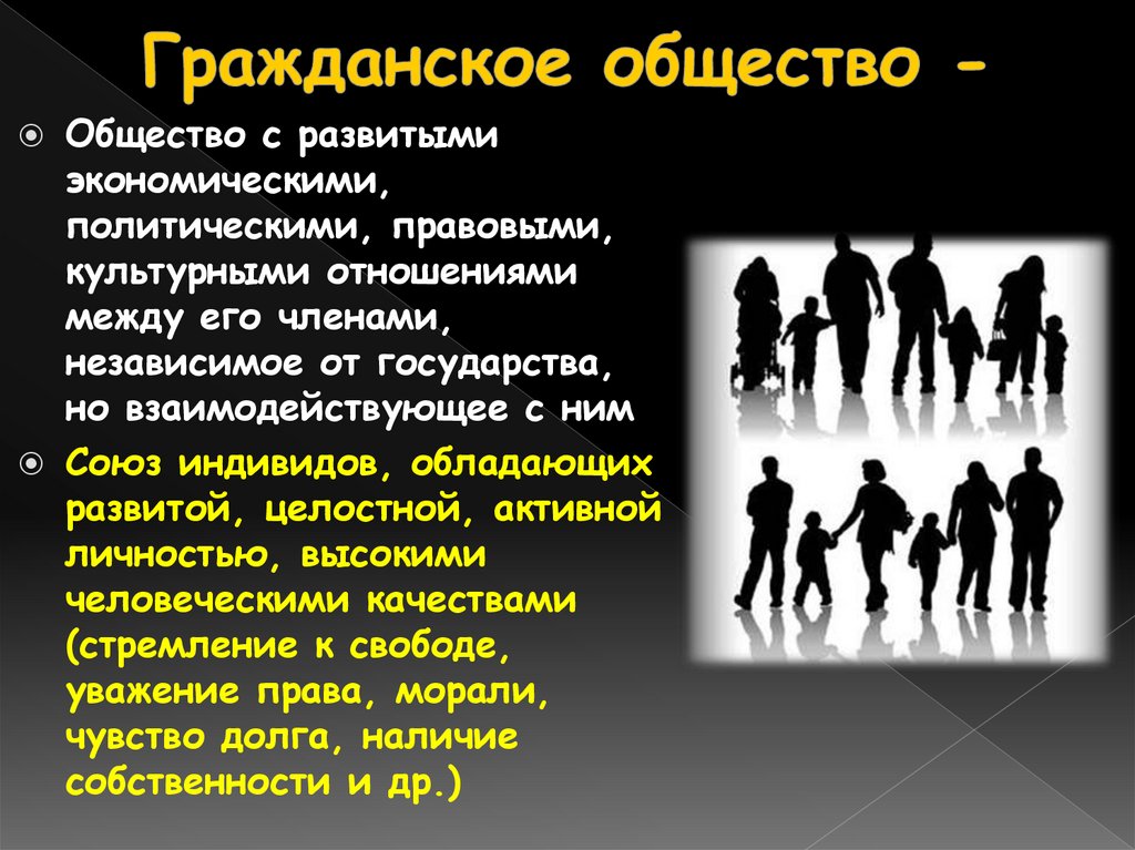 Гражданское общество -