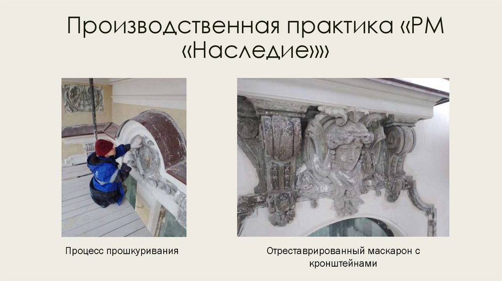 Производственная практика «РМ «Наследие»»