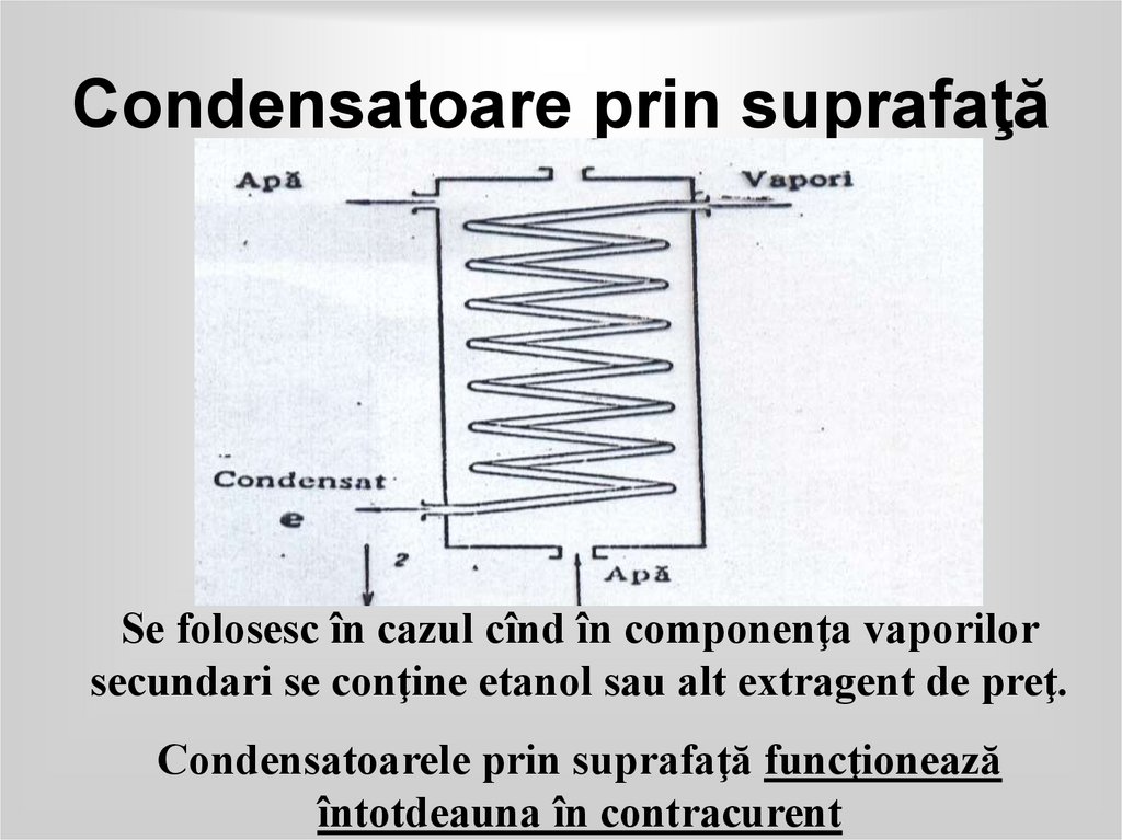 Condensatoare prin suprafaţă